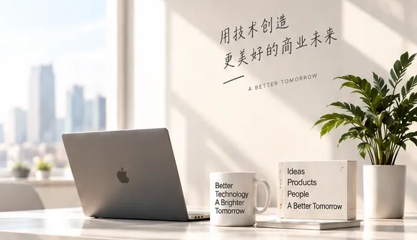 明亮、安静的办公场景